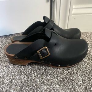Sanita Kristen stud leather clog